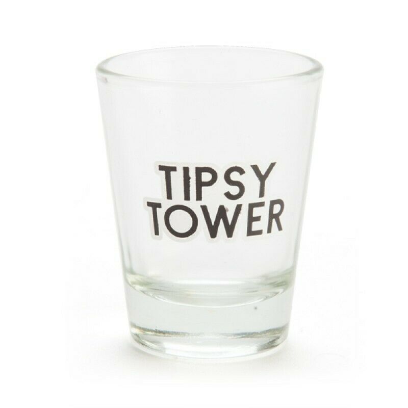 Tipsy Tower Drinking Game Set Party Fun Shot Glasses Drink Group Frien