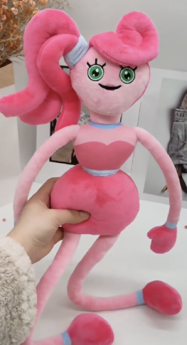63cm Poppy Playtime Huggy Wuggy Mommy Long Legs Plush Stuffed Doll Toy