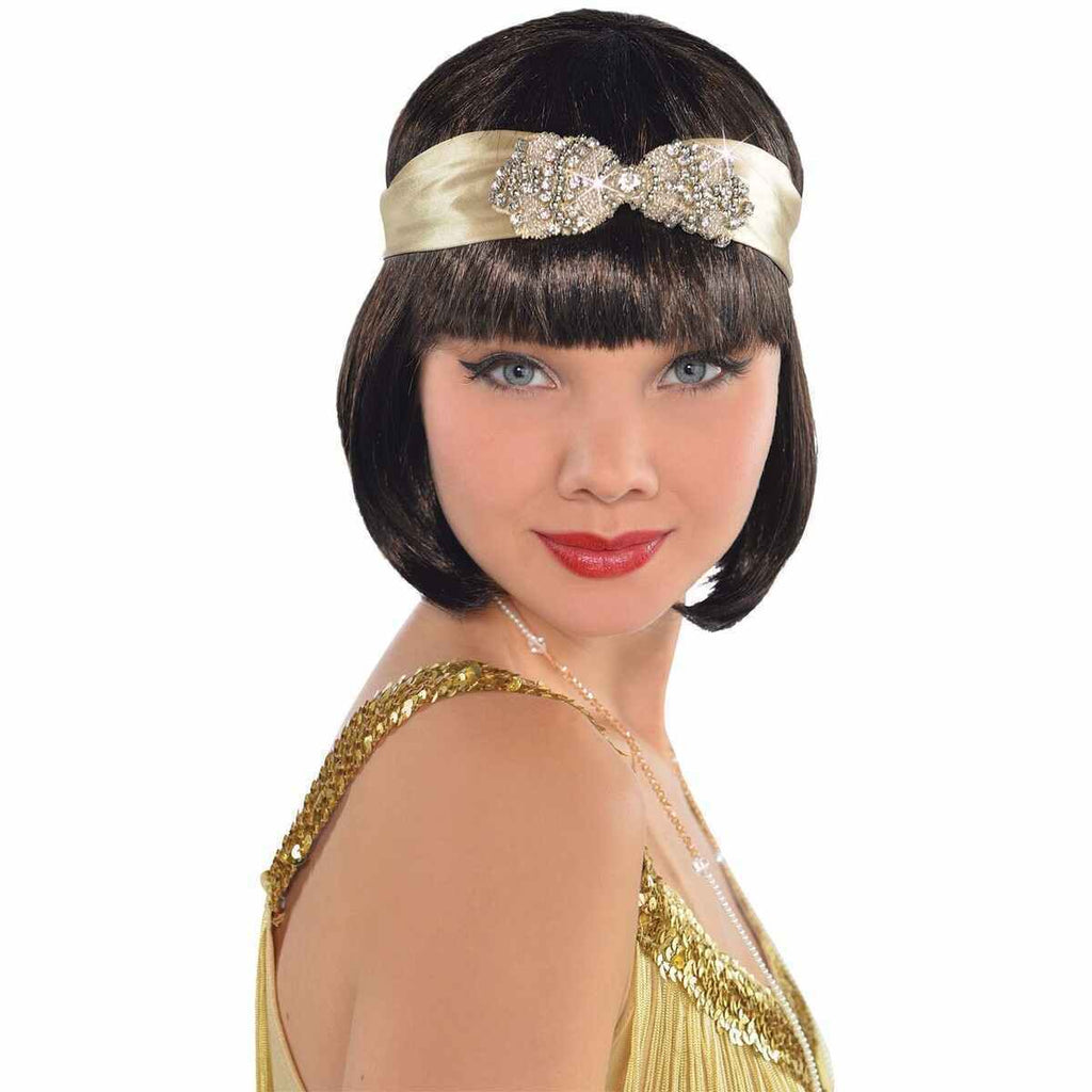 1920s gold headbands