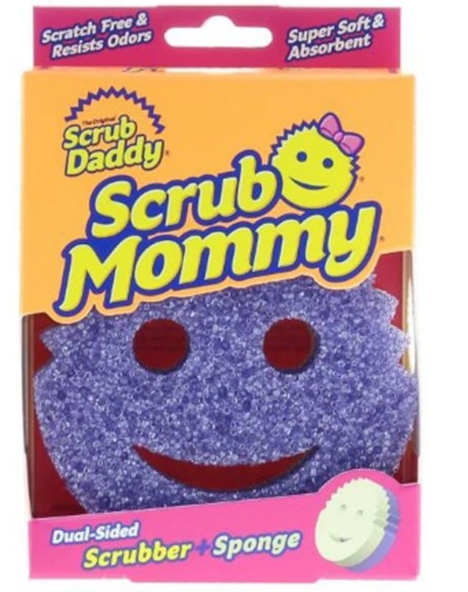 Scrub Daddy Mommy Sponge & Storage Caddy Cleaning Scrubber As Seen On