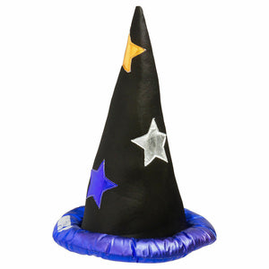  Adult Wizard Hat- Blue and Silver : Clothing, Shoes & Jewelry