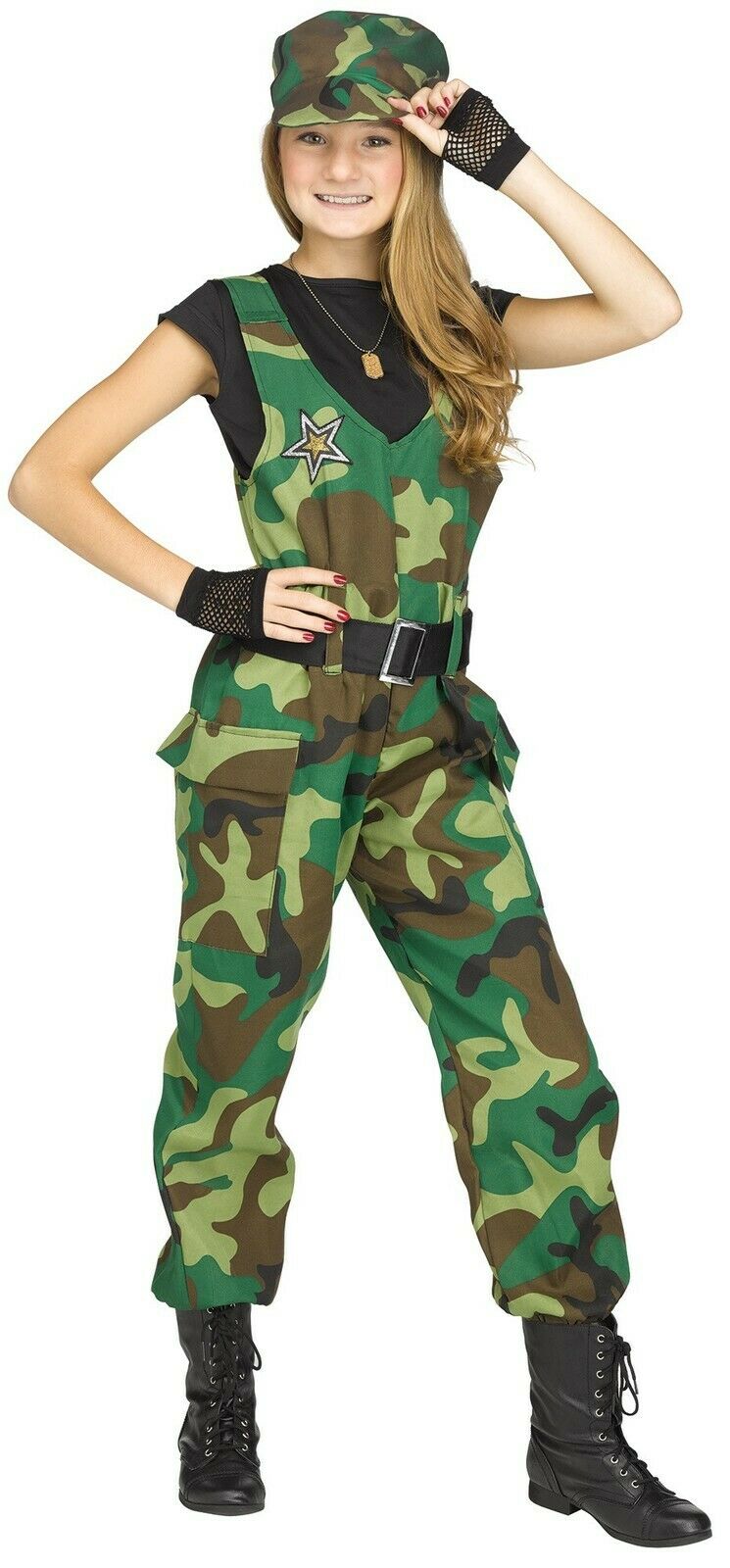 army girl costume for kids