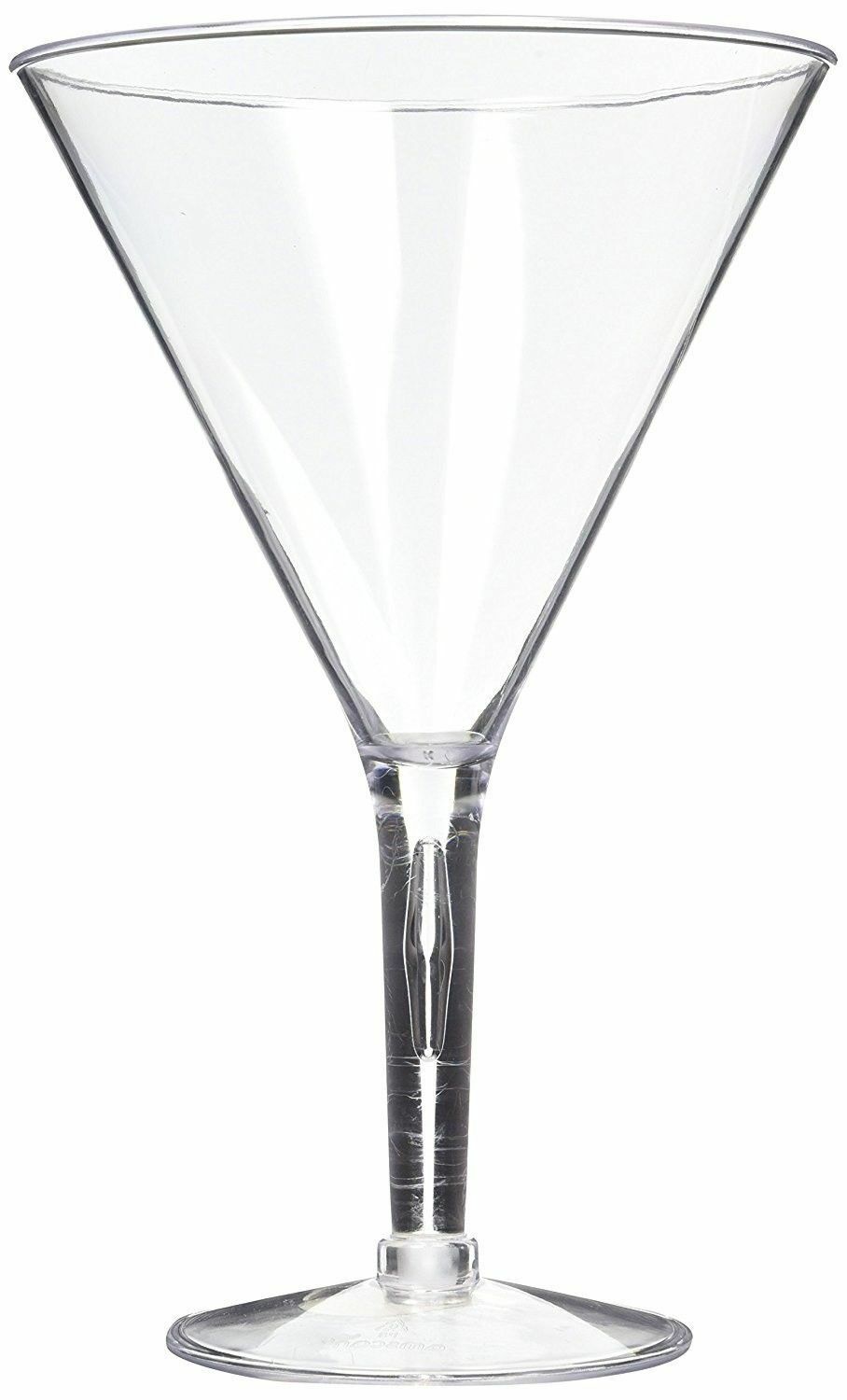 25oz Jumbo Plastic Martini Glass Clear – US Novelty