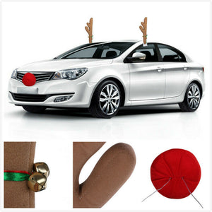 1 Set reindeer ears for car christmas car decoration christmas