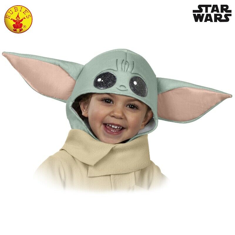 The Mandalorian Baby Yoda Costume Master Yoda Cospaly Coat Mask for Kids Adult, XXL / Men