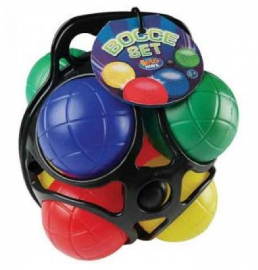 9 Ball Set Boule Bocce Ball Outdoor Toys Plastic Boules Jack Games