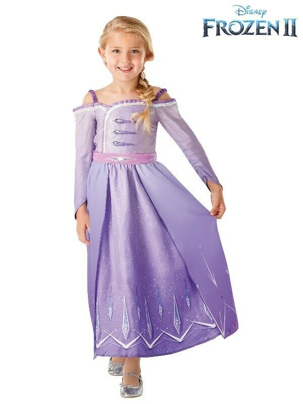 Disney Frozen II Queen Elsa Prologue Girls Costume